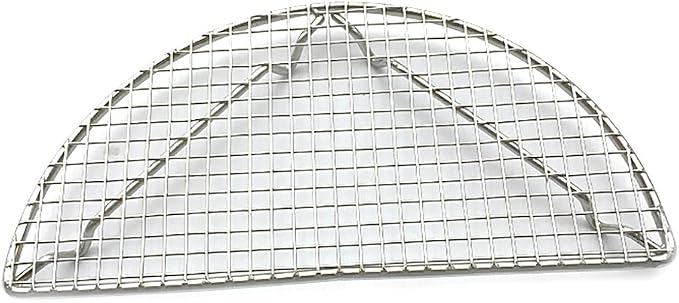 Semi Circle Stainless Steel Cross Wire Cooling Barbecue Racks Grill Grid with Legs for BBQ Korea