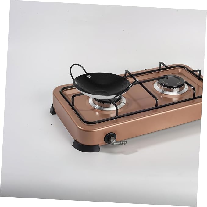 LABRIMP Heavy Duty Korean Cooking Pot Double Handles Thickened Design for Even Heating Nonstick Cookware for Noodles Hot Pot and Family Meals for Cassette Stoves
