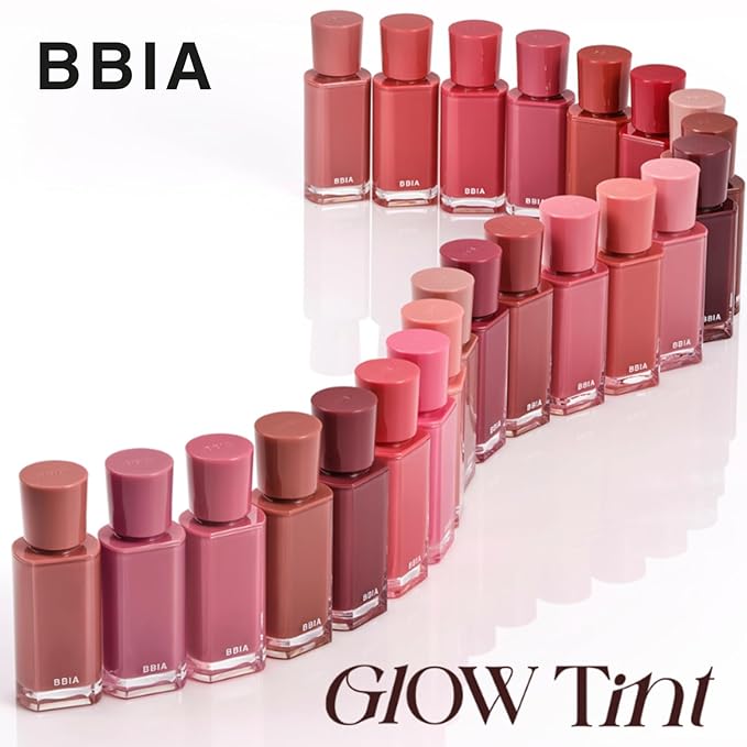 BBIA Glow Tint – Lip Plumping Volumizing Glossy & Glowy Lip Stain Naturally Moisturizing Comfortable Texture Lightweight Long-Lasting Vivid Color Non-Sticky Korean Makeup (14 DAILY, Pack of 1)