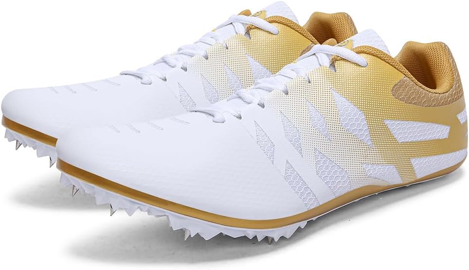Men Women Kids Track and Field Shoes Professional 8 Spikes Running Racing Sneakers Breathable Lightweight Sprinting Shoes