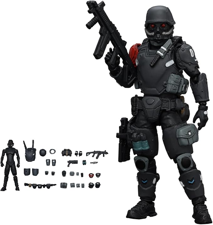 JOYTOY Action Figure 1/25 Battle of The Stars Fear XS-01 Night Raid Type-Pilot Collection Models Birthday Gifts
