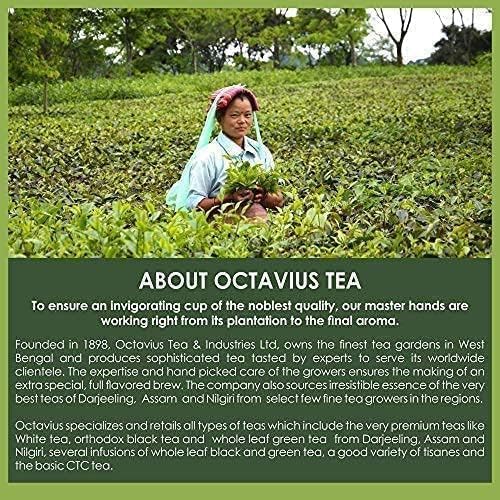 Octavius Tea Variety Pack | 6 Assorted Black & Green 50 Teas | Tea Sampler Pack of 2