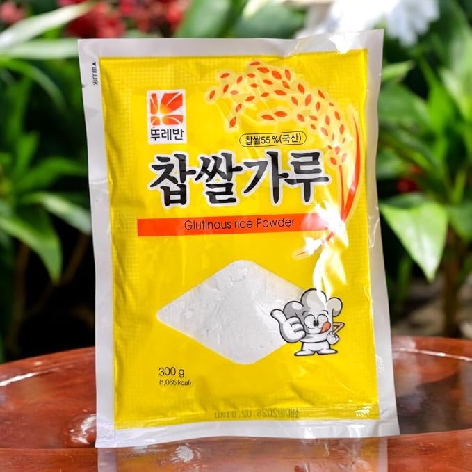 Korean Sweet Rice Flour Glutinous Rice Flour Sweet Rice Powder 300g 한국 찹쌀가루