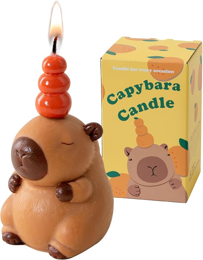 Cute Capybara Aromatherapy Scented Vegetable Candle