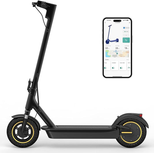 MAXSHOT Electric Scooter for Adults, 8.5/10/14" Tires, 19/22Mph, 350W/500W Motor, 21-28 Miles Range, Folding E-Scooter with Dual Suspension,APP(V1/SPRO/MAX/PRO/X1/X1PRO/PR)