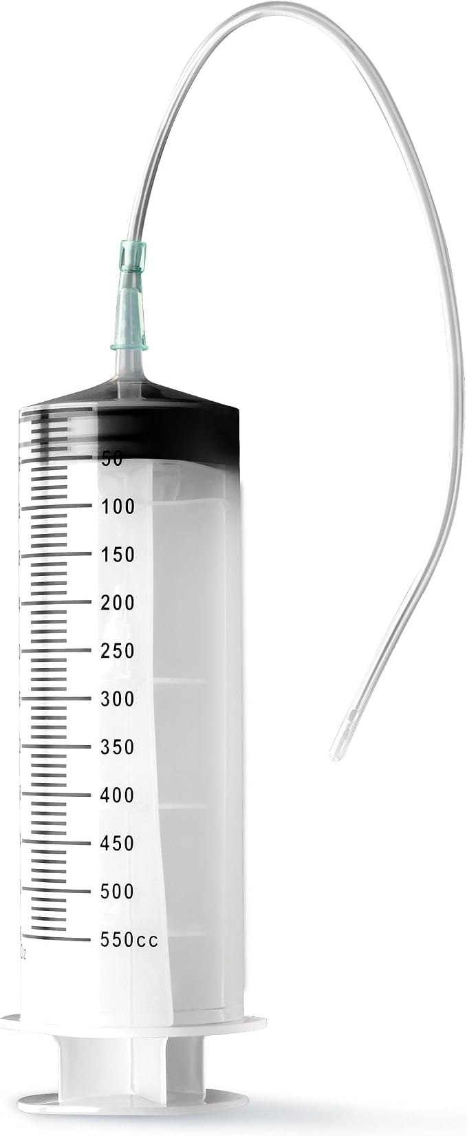 Cleanstream 500 Ml Enema Syringe With Tube For Anal Cleansing. Tapered Tip For Easy Insertion - 500 Ml, Clear