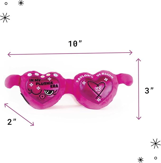 Sunglasses Plushie - I'm in My Plushie Era (Taylor's Version) Cute Sunglasses Plush, for Swifties, Adorable Plush Toy for Gifting
