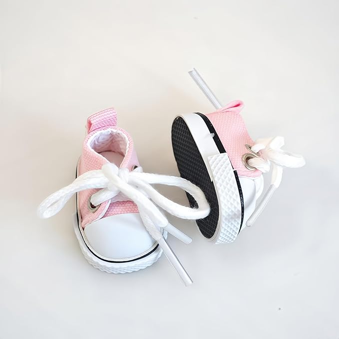 Clothes Set for Dolls Accessoriess (No Doll), Cute Kawaii Outfit Set 5 Pieces for 15cm 17cm Doll, Dress Up Doll Clothing Set Replacement with Hat Glasses Sweater Shoes