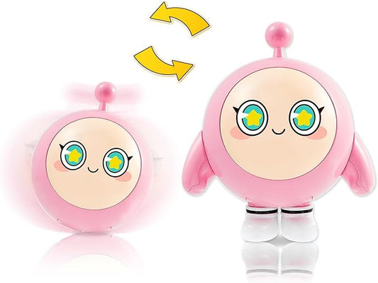 A ALPHA Eggy Party Toys, Rosie Action Figures Transformable Toys, 2-in-1 Eggy Wobbler Toy to All Ages, Cute Tumbler Toy for Kids Boys and Girls Birthday Holidays