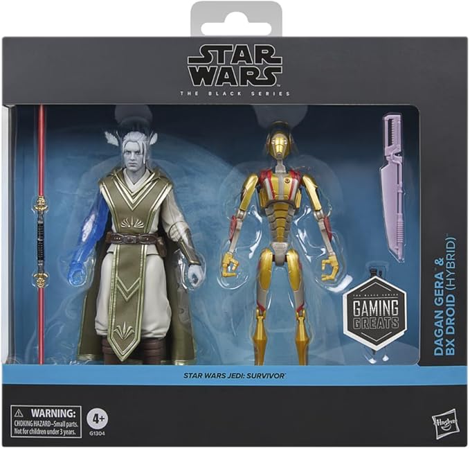 STAR WARS The Black Series Dagan Gera & BX Droid (Hybrid), Jedi: Survivor Gaming Greats Collectible 6 Inch Action Figure 2-Pack (Amazon Exclusive)