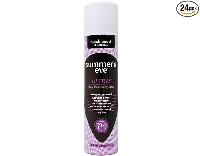 Summer's Eve Deodorant Spray Ultra, 2 oz, 24-Pack