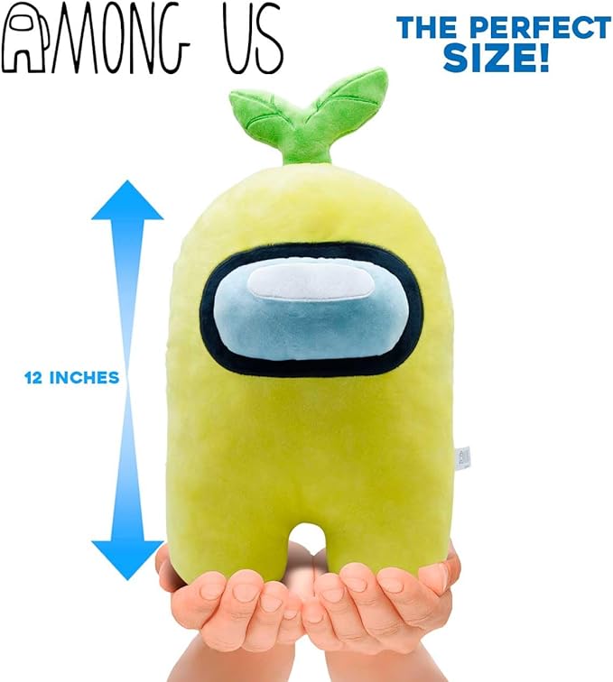 Among Us Mega 12″ Plush Yellow (Sprout) – Officially Licensed Oversized Kids & Collector Plush Toy
