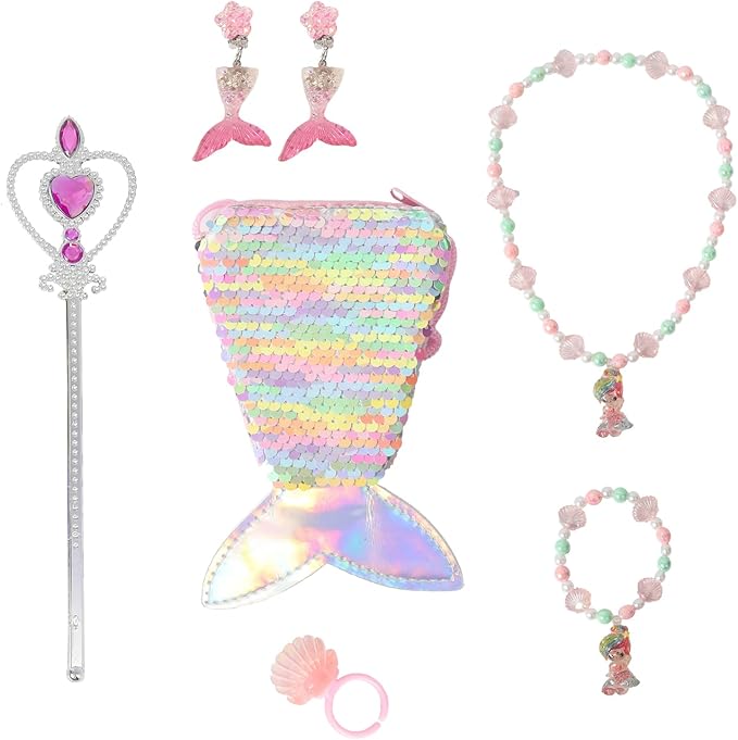FKKFYY Rainbow Cape Cloak for Girl Princess
