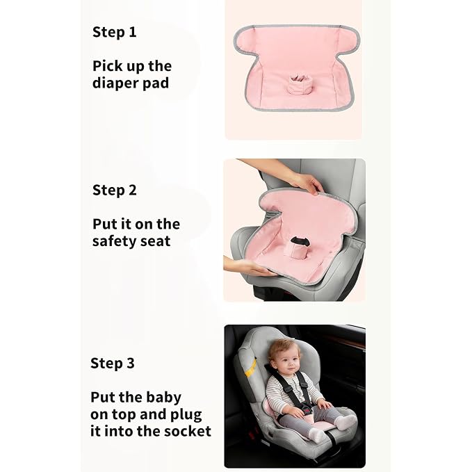 Protector for Potty Training Leakproof Polyester Secure Buckle Coverage Anti Slip Travel Essential Nonslip Cover