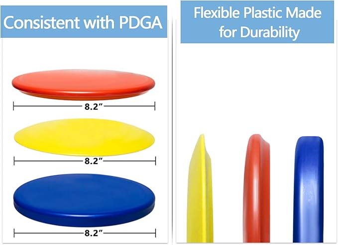 GOOSO Disc Golf Starter Set - 24pk (8 Putter, 8 Midrange, 8 Driver) - DIY Your Discs