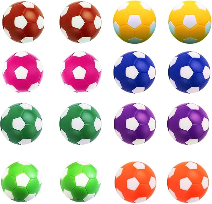 Foosball Table Balls 1.42 Inch Table Soccer Balls for Foosball Tabletop Game Foosball Accessory Replacements Multicolor World Cup Foosball/Gifts