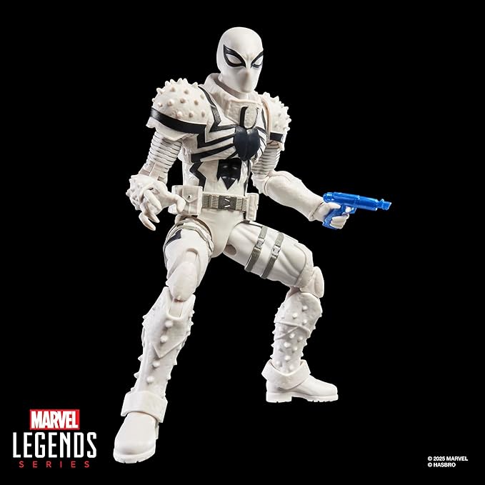 Marvel Legends Series Magic: The Gathering Agent Anti-Venom, 6-Inch Spider-Man Action Figure Toy & Exclusive Foil Collectible Card Game Trading Card