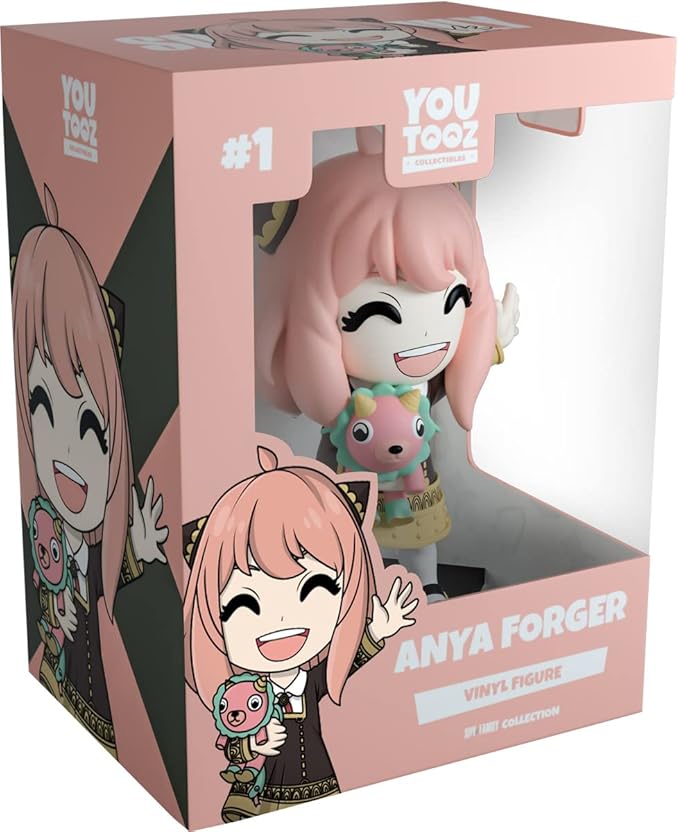 Youtooz Spy x Family Anya Forger 4.3" Vinyl Figure, Collectible Anya Forger with Chimera from Spy x Family
