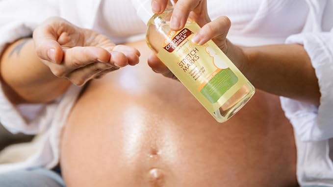 Palmer's Cocoa Butter Formula Massage Oil for Stretch Marks and Pregnancy Skincare, 3.4 Ounces (Pack of 6)