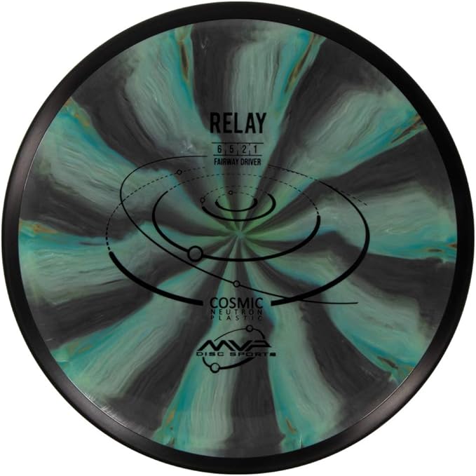 MVP Disc Sports Cosmic Neutron Relay Disc Golf Fairway Driver (170-175g / Colors May Vary)