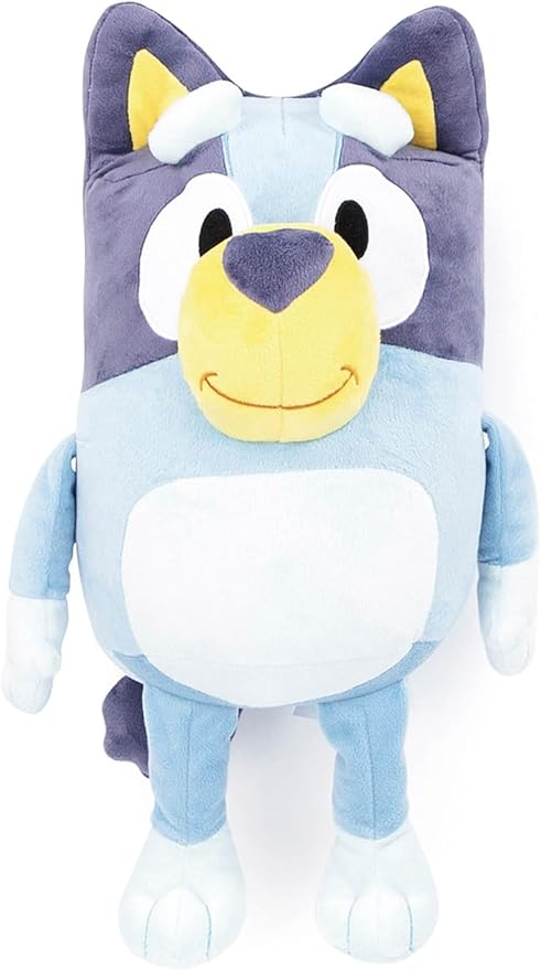 Jay Franco Bluey Plush Pillow Buddy - Super Stuffed Soft Character Pillow - Polyester Microfiber, 19 Inches