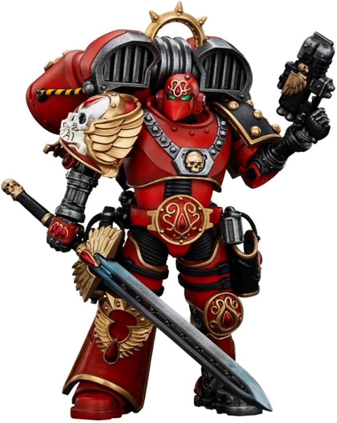 JOYTOY Warhammer The Horus Heresy Blood Angels Dominion Zephon 1:18 Scale Action Figure Mecha Joy Toy Collection Model 4.96in