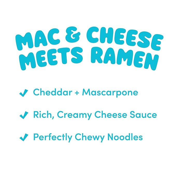 Otoki Cheesy Ramen Bowl, Mac & Cheese Meets Ramen, Cheddar & Mascarpone Flavor, Korean Instant Ramen Bowl, 3.53 oz Pack of 6
