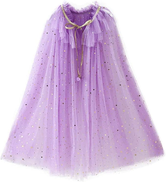 FKKFYY Rainbow Cape Cloak for Girl Princess