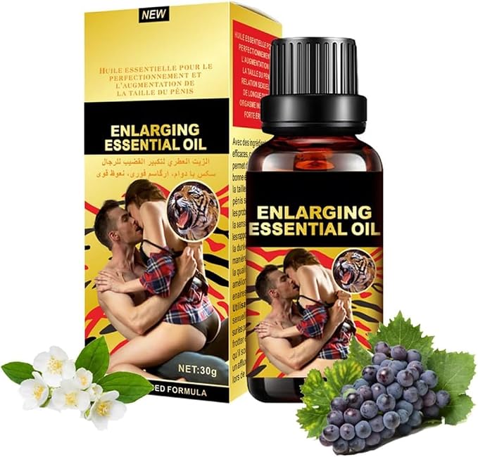Men Massage Oil for Sex -Sexual Enhancement Erection Penisgrowth Oil Longer Thicker Penis Massage Men Energy for Care Delay Performance Boost Strength (Grape Oil)