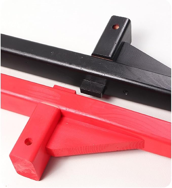 Stilts for Premium Leg - Strap Stilts Smooth Painted Pine Wood Rubber - Coated for Free Hands 5+ 200 - Pound Load Perfect for Sports & Cosplay Events