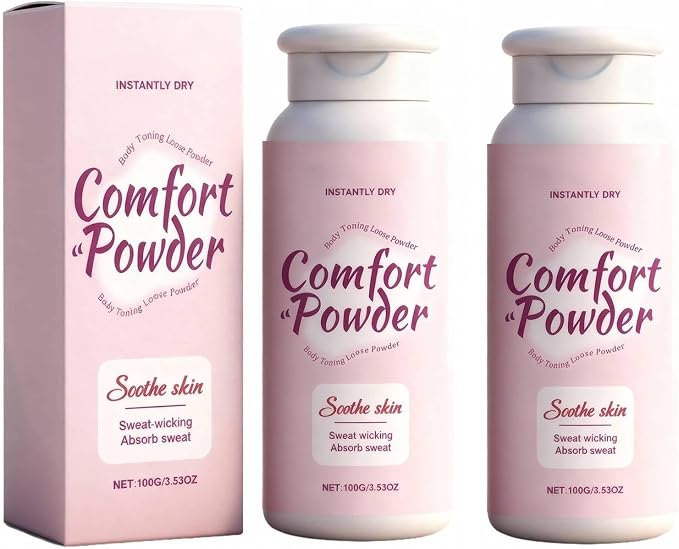 Women's Body Comfort Powder - Talc-Free Dusting Powder with Light Scent, 3.53oz | Moisture Absorbing Powder for Post-Shower & Post-Workout Freshness, Stays Dry & Comfortable All Day (2)