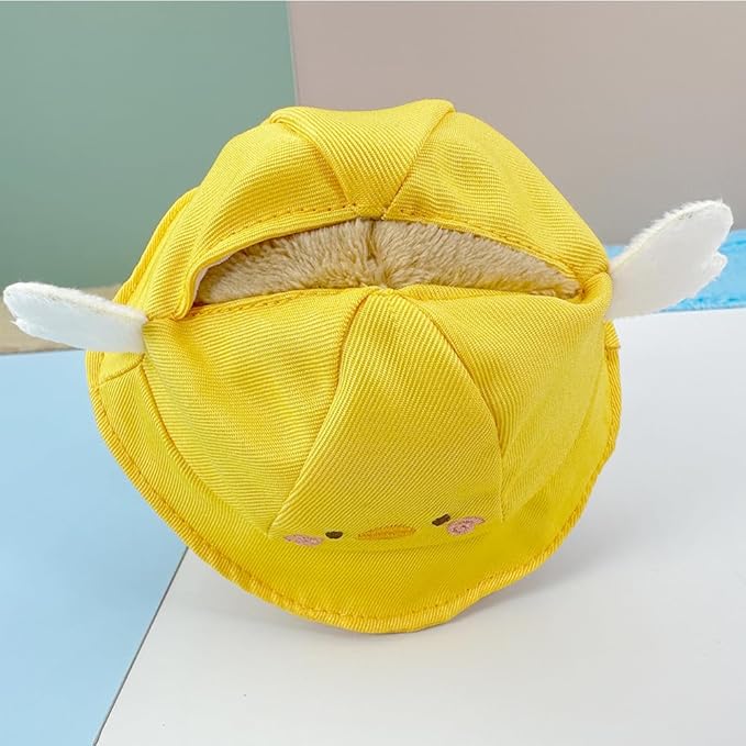 niannyyhouse 15cm-17cm Doll Clothes Duck Rabbit Hat Coat Pants Stuffed Toy Dressup (Blue)