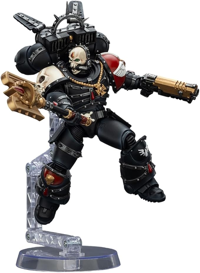 JOYTOY Warhammer 40,000 1/18 Action Figure Blood Angels Lemartes with Jump Pack,Blood Crozius and Absolver Bolt Pistol Collection Model 15Age+ Birthday Gift Pre-Order