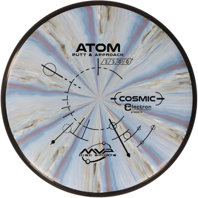 MVP Disc Sports Cosmic Electron Atom Disc Golf Putter (Choose Your Firmness/Colors May Vary)