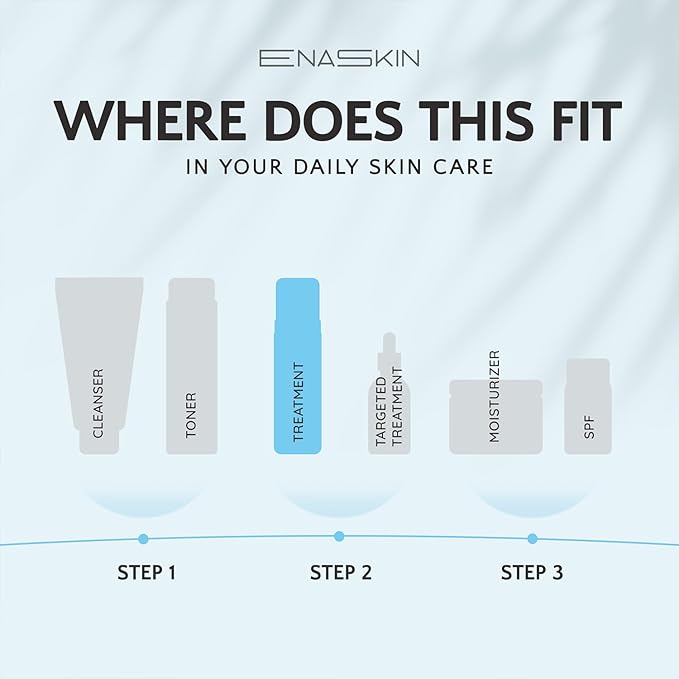 EnaSkin Dark Spot Remover Face & Body Serum: Age Spot Sun Spot Freckles Melasma Brown Spot - Advanced Formula with Niacinamide for Women and Men (1.0 Fl Oz)