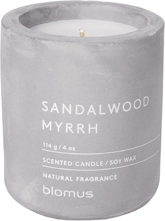 Blomus Fraga Scented Candle Micro Chip S Soy Wax Candle in Concrete Look