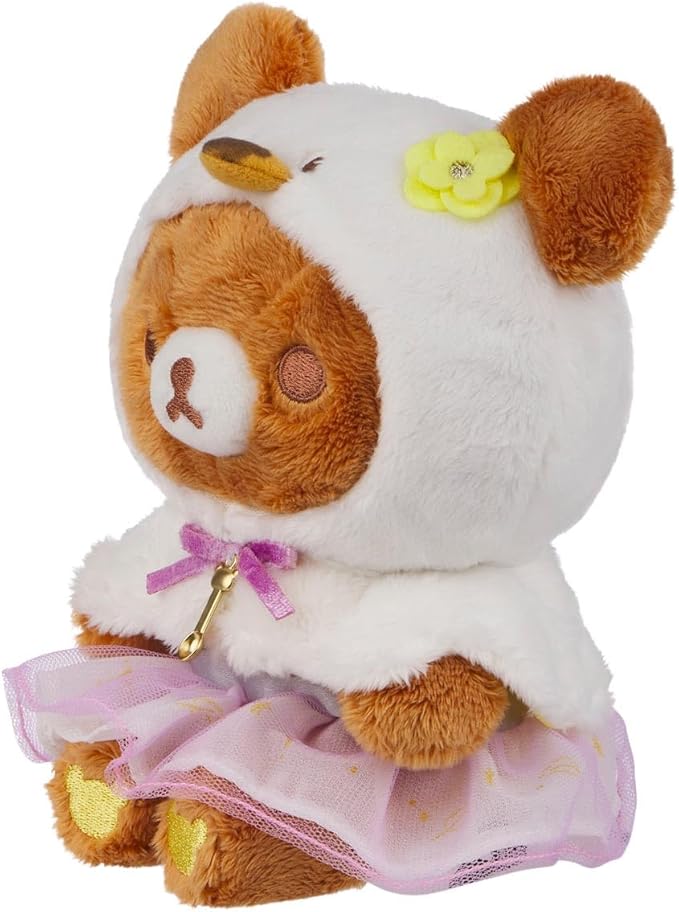 San-X Original Rilakkuma Swan Series Plush - 7" Chairoikoguma