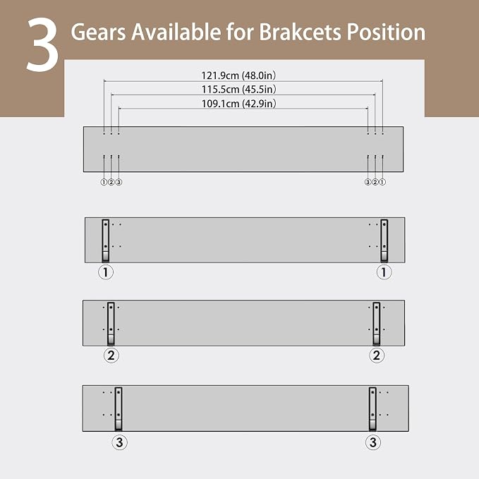 DINZI LVJ Long Wall Shelves, 55.1Inch Wall Mounted Shelves Set of 2, Extra Large Floating Storage Ledges with Sturdy Metal Brackets for Living Room, Bathroom, Bedroom, Kitchen, Gray Wash