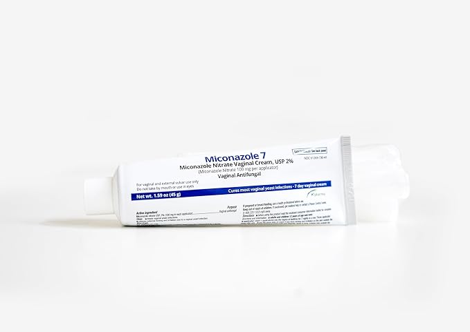 h2 pharma Miconazole 7 - Miconazole Nitrate Cream, USP 2%, 1.59 oz Tube