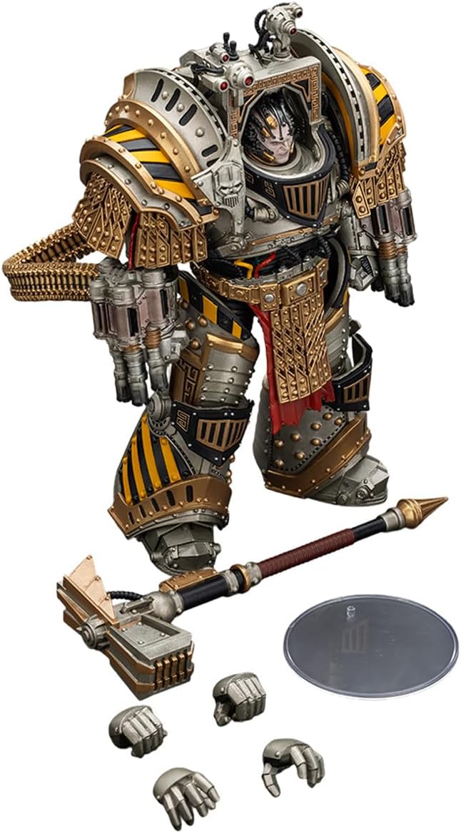 JOYTOY Warhammer 40,000 The Horus Heresy 1/18 Action Figure Iron Warriors Perturabo, Primarch of The lVth Legion Collection Model Birthday Gift Pre Order