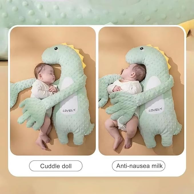 Baby Soothers Toys, Cute Animal Plush Stuffed Doll Toy for Girls Boys, Portable Dinosaur Unicorn Figure Soothing Dolls for Home and Travel (001, OneSize)