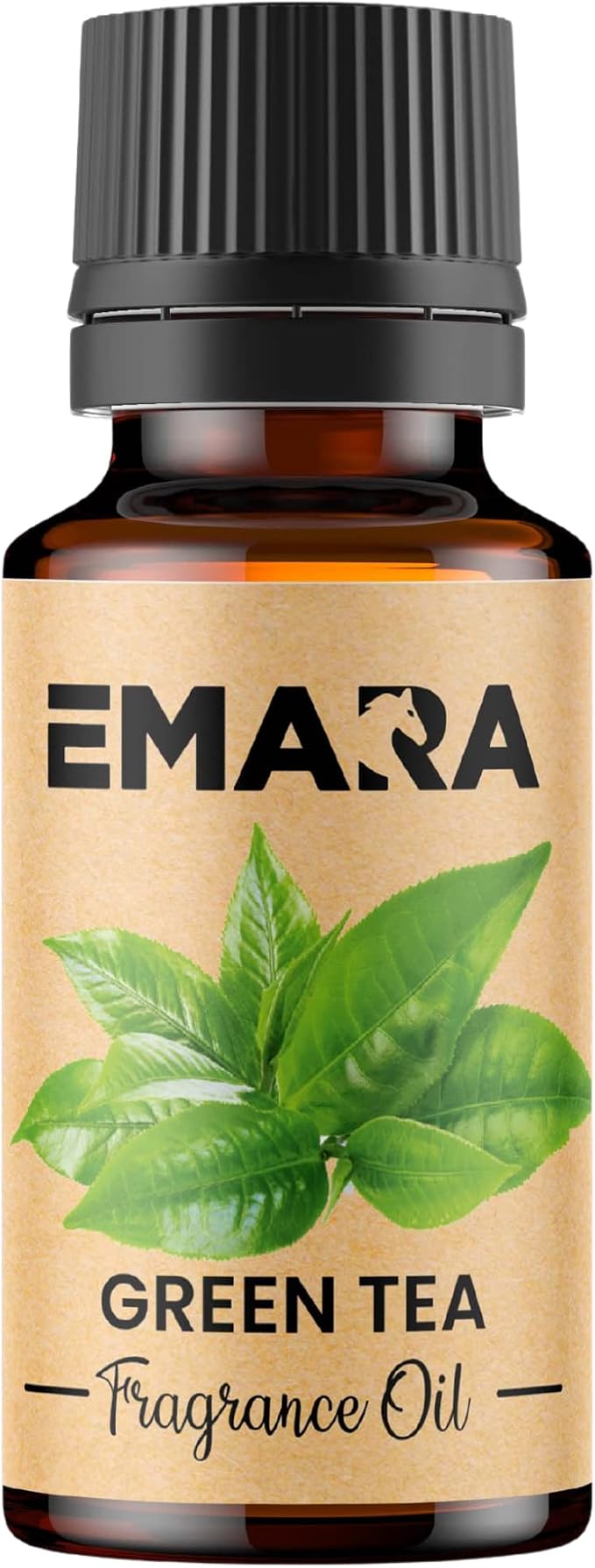 EMARA All Natural Herbal Green Tea Essential Oil for Diffusers, Skin Care, Aromatherapy Fragrance Oil, Organic Therapeutic Grade 15 mL (1/2 fl oz)