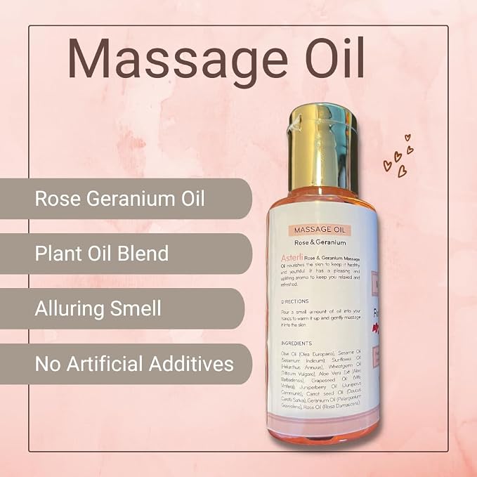 Natural Stress Relief Massage Oil, 100% Natural, Wood Therapy, Maderoterapia Oil, Aeromatherapy