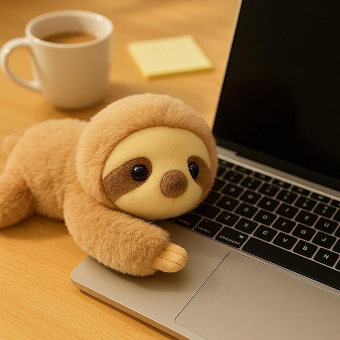 Adorable Sloth Stuffed Animal Soft Stress Relief Plush Toy Cute Birthday Gifts for Boys Girls Kids Toddlers