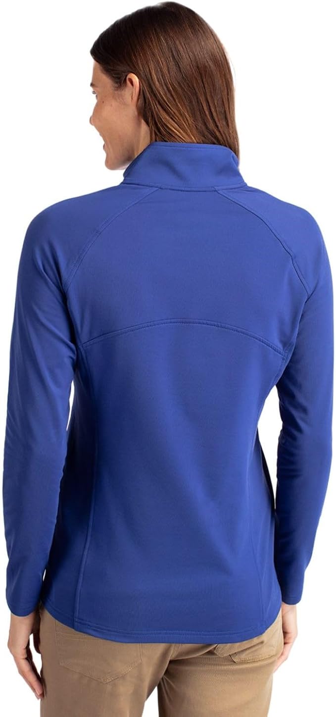 Cutter & Buck Womens Long Sleeve Adapt Eco Knit Half Zip Pullover