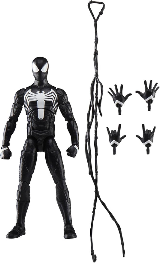 Marvel Legends Series Gamerverse Peter Parker Black Suit, Spider-Man 2 Video Game-Inspired Collectible 6 Inch Action Figure