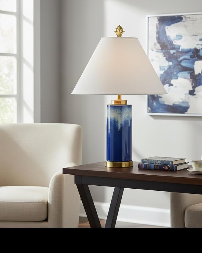 Aspen Creative 32205A Hardback Empire Spider Lamp Shade in Light Grey, 6" Top x 19" Bottom x 12" Slant Height
