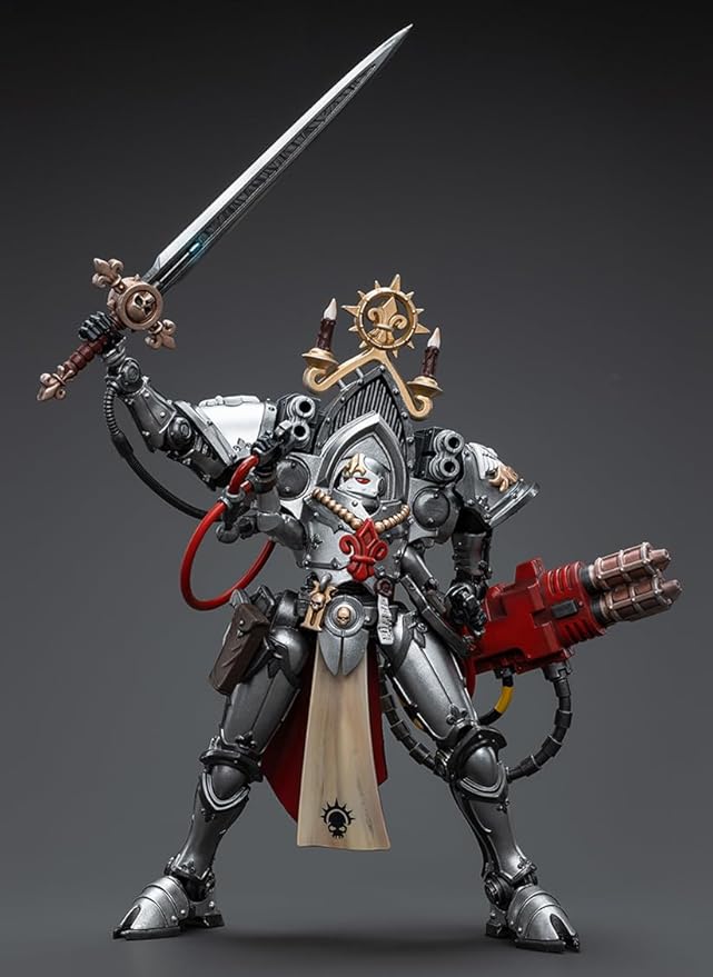 JOYTOY Warhammer 40K 1/18 Action Figures, Adepta Sororitas Order of The Argent Shroud Paragon Warsuit Sister Collaen Perfect for Collectors & Decor, an Ideal Figurine Gift - JT4669