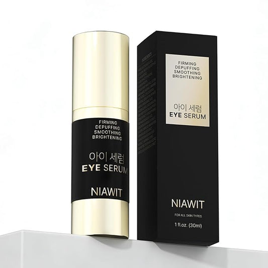 Eye Serum for Dark Circles and Puffiness - Advanced Anti-Aging Under Eye Treatment for Wrinkles, Bags and Fine Lines - Hydrating and Firming Formula to Brighten and Revitalize Tired Eyes