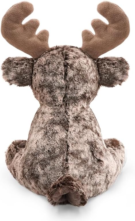Deer Stuffed Animal Toy, Soft Huggable Deer Plush Toys for Kids, Cute Moose Animal Gift for Boys Girls and Toy for 1-3 Toddlers -8.5 Inch